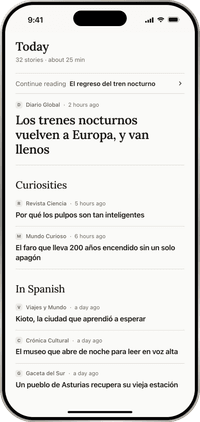 The Today edition with headlines from outlets in Spanish.